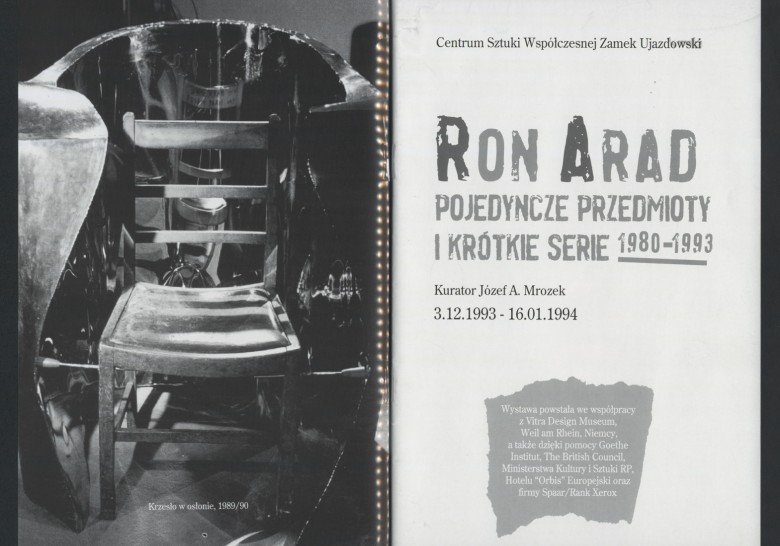 Ron Arad 1993 - dokumenty