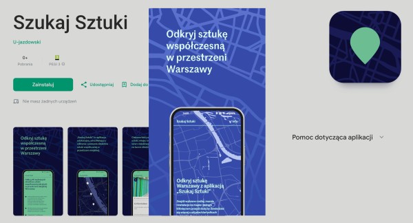 Szukaj sztuki - Aplikacja na Android/iOS