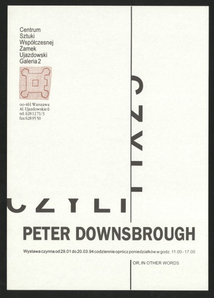 Peter Downsbrough.